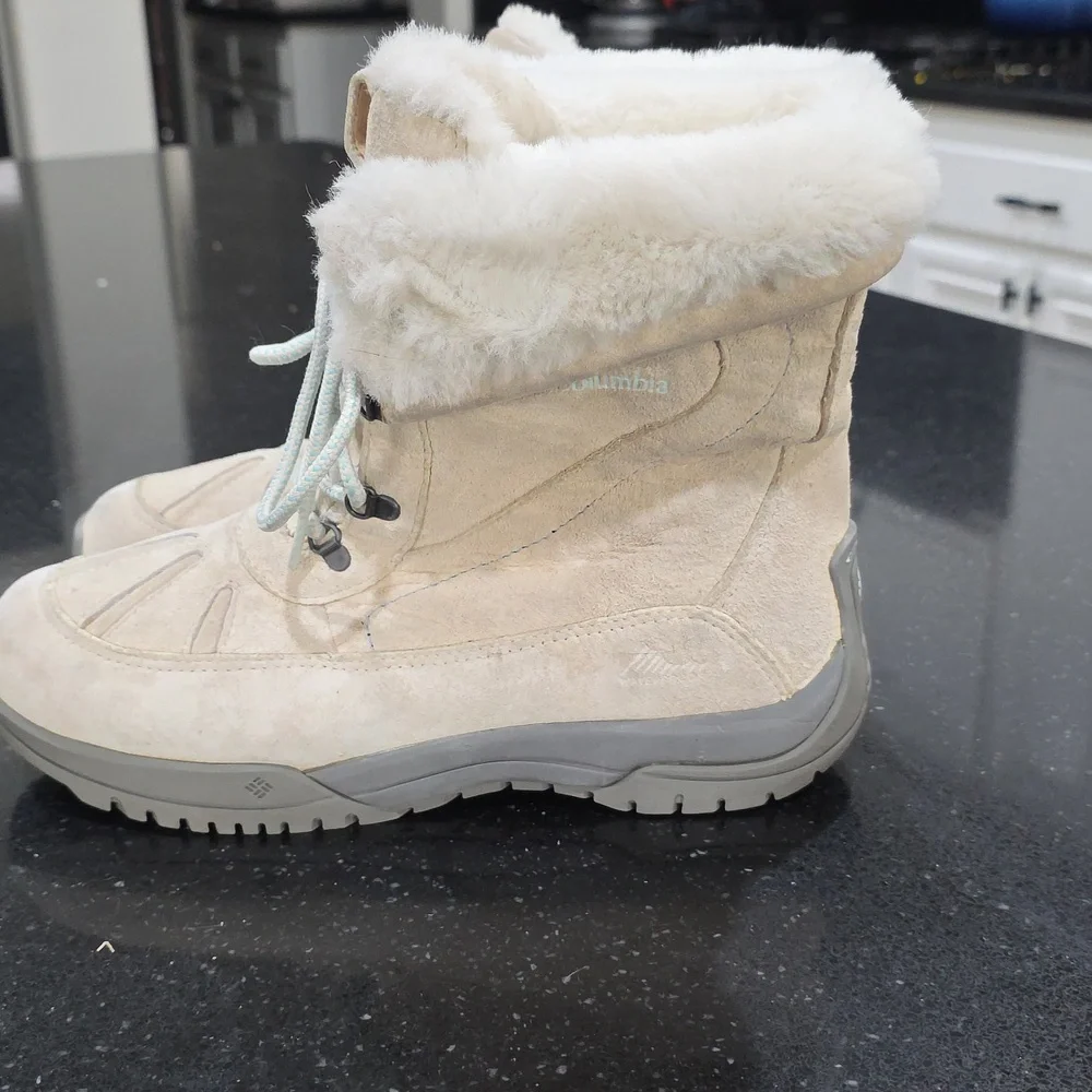 Columbia Lavela Women's Tan Waterproof Winter Boots Size 8 - Picture 2 of 9